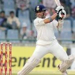 Sachin Tendulkar on Tuesday became the first batsman in history to score 15,000 Test runs even as he moved towards his 100th international century.